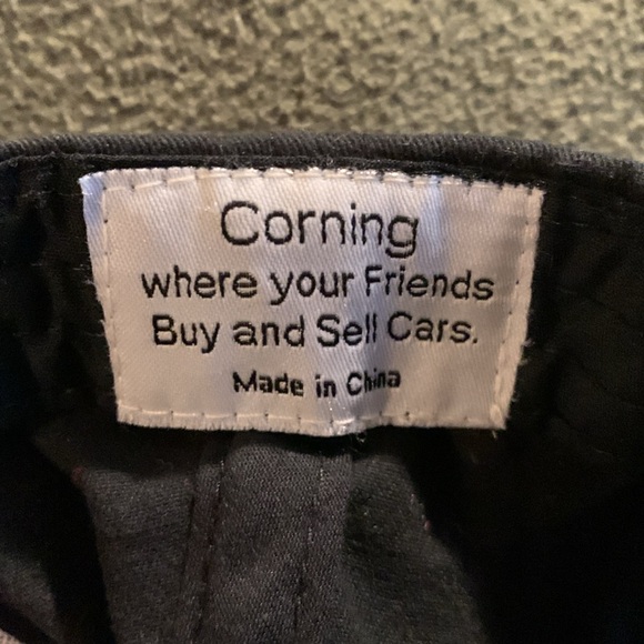 Benny Brown’s Corning Ford black hat.  Adjustable Velcro strap in back. One size - Picture 3 of 7